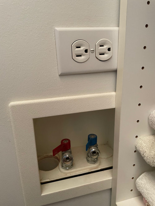 Inspecting Unused Laundry Hookup?