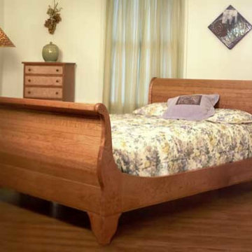Sleigh Bed ~ Cherry