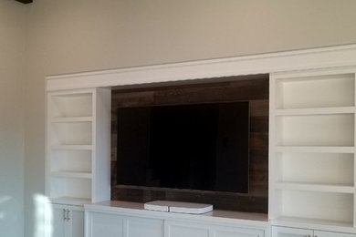 Inspiration for a home theater remodel in Orange County
