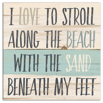 Sand Beneath My Feet Wall Art, 16"x16"