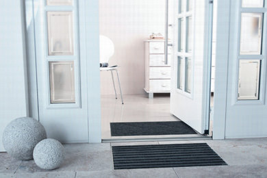 Inspiration for a contemporary entryway remodel in Toronto