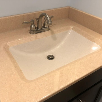 New Construction Milan, IL Koch Express Painted White Formica Amber Maple