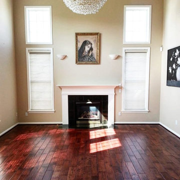 Hand Scraped White Oak Installation