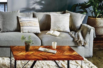 Inspiration for a rustic home design remodel in Vancouver