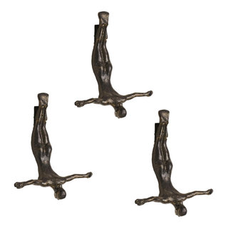 diving man wall hook