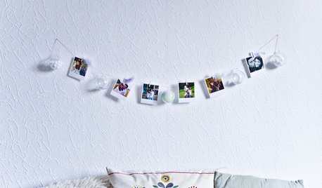 DIY : Fabriquez une guirlande photo pour une tête de lit à petit prix