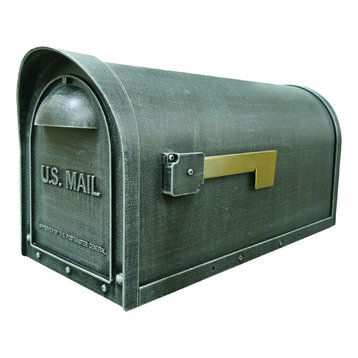 Classic Curbside Mailbox, Verdigris