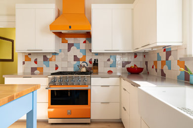 Example of an eclectic kitchen design in Salt Lake City
