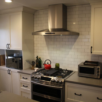 Kitchen Remodel Stove Hood Tile Back Splash