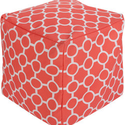 Surya Poufs- (POUF-270) - Floor Pillows And Poufs