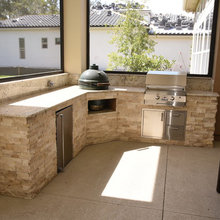 outdoor grill area