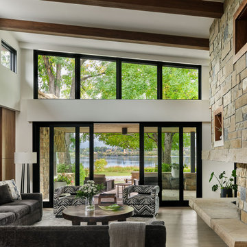 Lakeshore Contemporary Bow Mar Custom Home