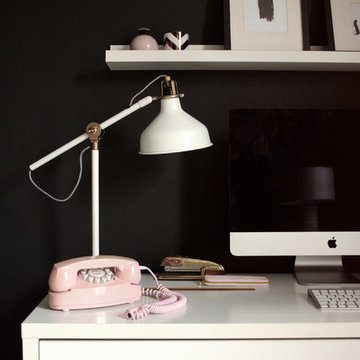 Dark Floral Bedroom