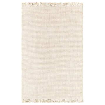 Chunky Naturals Cottage Area Rug, White, 7'6"x10'6"