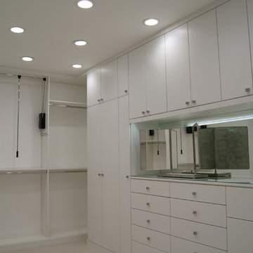 Crisp White Master Closet | SpaceManager Closets