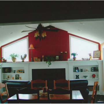 Custom designed & built fireplace mantels