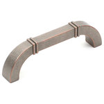 Century Hardware - Country Pull, Weathered Nickel With Copper - The Country Collection offers a wide variety of pulls and knobs in unique finishes
