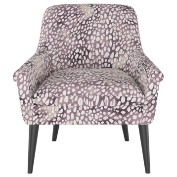West Loop Chair, Aqua Dot Lavender