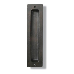 Large Rectangular Flush Door Pull - Cabinet And Drawer Handle Pulls
