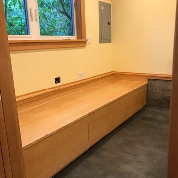 Doug fir day bed with storage