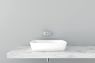 Italian design bench mount basins