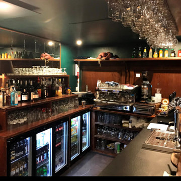 FABRICATION D'UN COMPTOIR ET ARRIERE COMPTOIR DE BAR