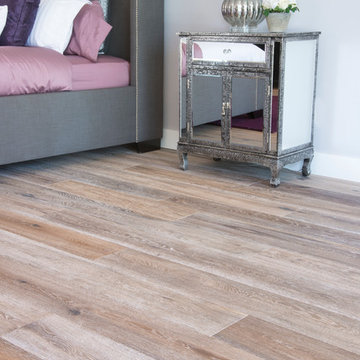 Bedroom with Deep Smoked Oak Flooring in Woodland Hills