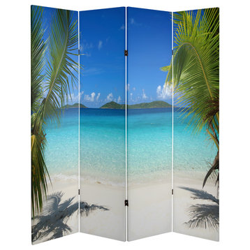 6' Tall Double Sided Beach Room Divider