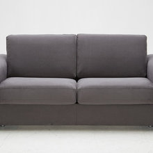 Modern Grey Fabric Sofa Bed