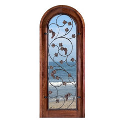 VINOS - SOLID MAHOGANY WOOD EXTERIOR DOOR (1-3/4") - Front Doors