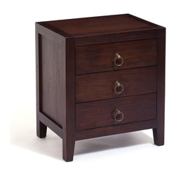 Seba Three Drawer Bedside Table - Products