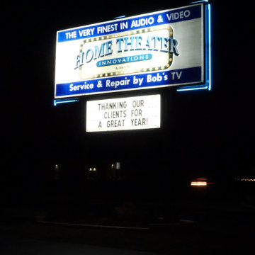 BobsTV Audio/Video Store sign
