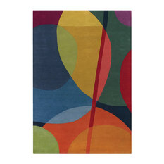 Bense Contemporary Area Rug, 7'9"x10'6" Rectangle