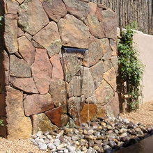 Fountains, water features