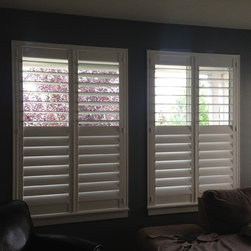 Norman Pure Vu Shutters with Split Tilt - Vertical Blinds