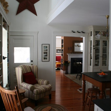 As you enter the house from the mudroom area...