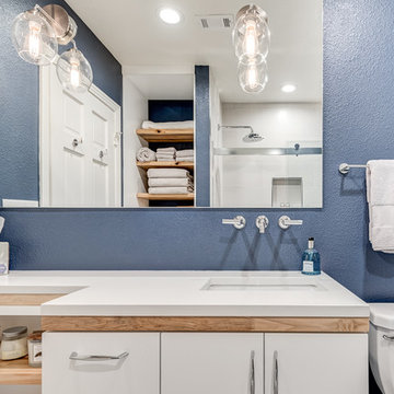Dallas Guest Bathroom Bold Blue