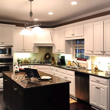 Kitchen Remodel Featuring Painted Cabinets