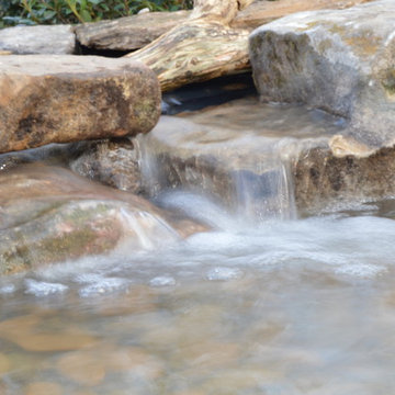 Waterfall wit Large Boulders and Pond Filter Atlanta
