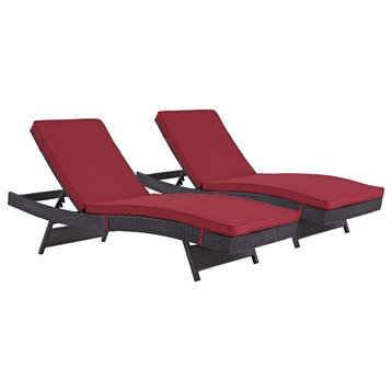 Convene Outdoor Sectional: Durable Rattan Lounge Chair Set - Weather-Resistant C