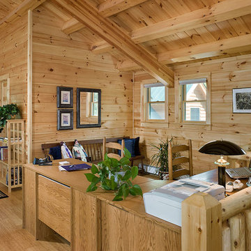 Log Homes & Cabins - Coventry Log Homes - Custom Craftsman #3