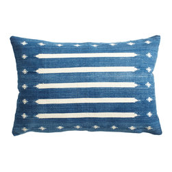 DHURRIE PILLOW COVER &ndash; STRIPED - Decorative Pillows