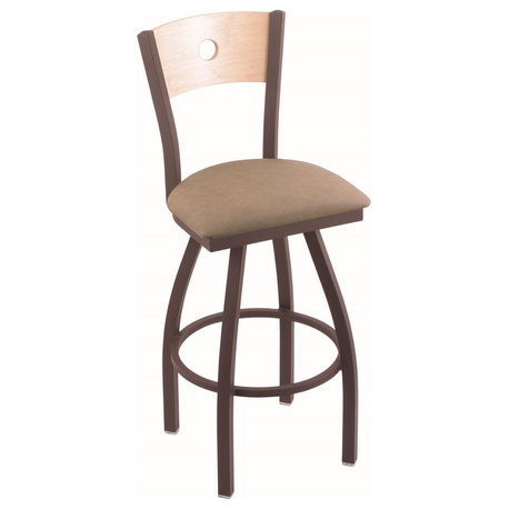 Holland Bar Stool, 830 Voltaire 30 Bar Stool, Bronze Finish