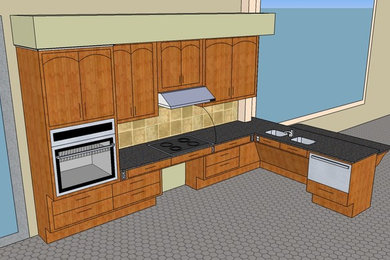 Custom universal design kitchen