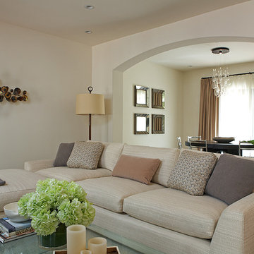Stylish living by the sea residential remodel Santa Monica , CA