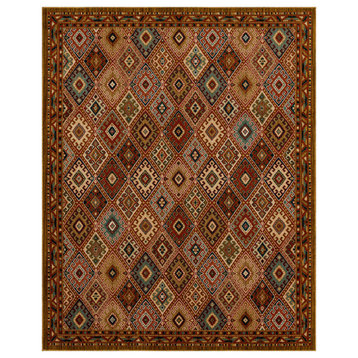 Mohawk Home Pine Row Red 3' x 5' Area Rug