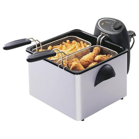 Presto Electric Deep Fryer, Stainless Steel, 120V