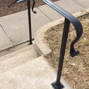 Front Stoop Railing Traditional