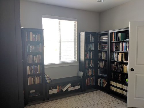 Bookshelves With High Ceilings, How To Decorate The Top Of A Tall Bookcase