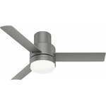 Hunter - Hunter 51475 Gilmour 44" 3 Blade Ceiling Fan With Light Kit, Pewter - 51475The Gilmour outdoor ceiling fan features a simpleGilmour 44 Inch 3 Bl Matte Silver Matte SUL: Suitable for damp locations Energy Star Qualified: n/a ADA Certified: n/a  *Number of Lights: 2-*Wattage:60w LED bulb(s) *Bulb Included:Yes *Bulb Type:LED *Finish Type:Matte Silver